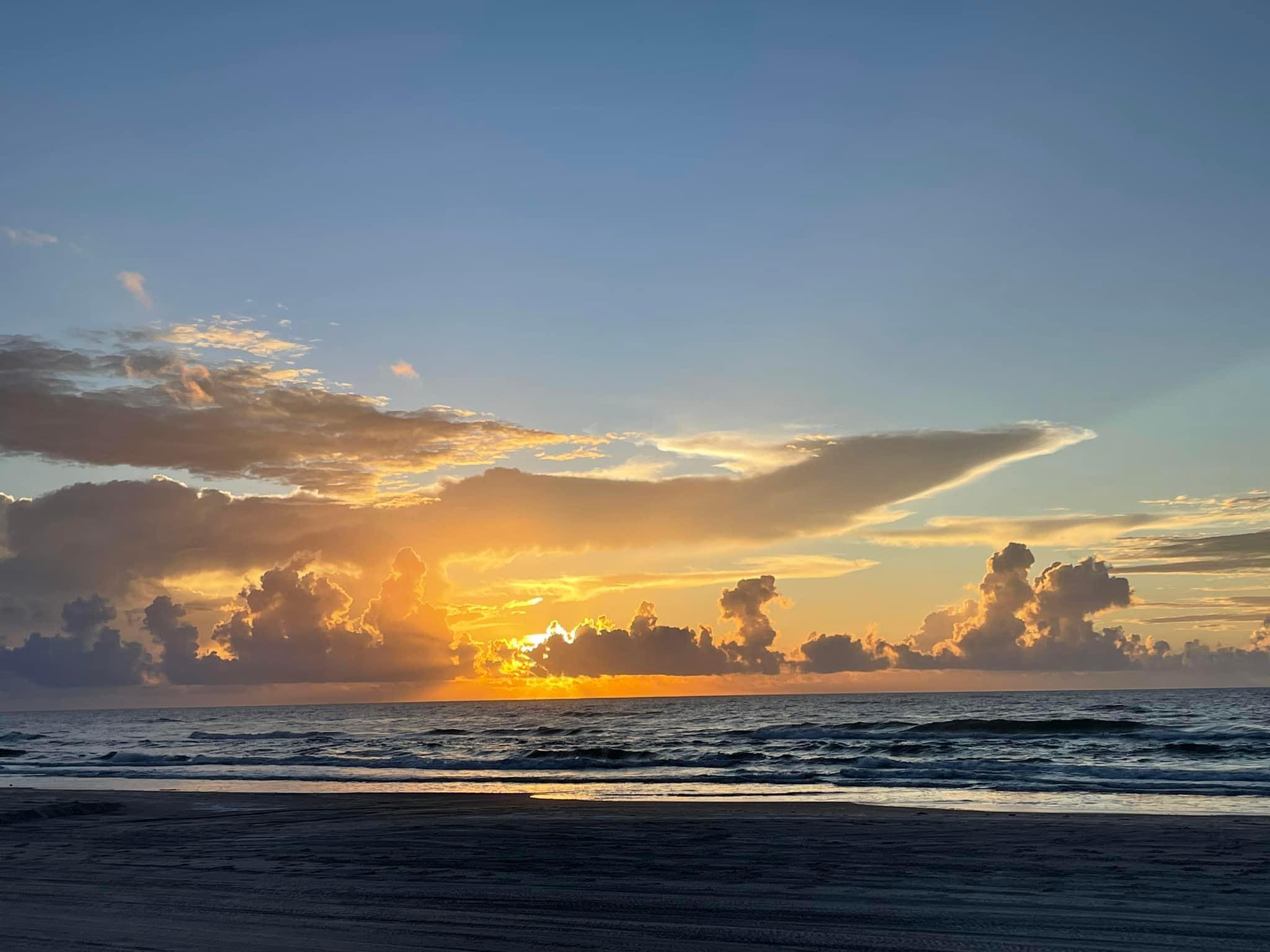 Sunrise at North Padre Island, Corpus Christi, TX